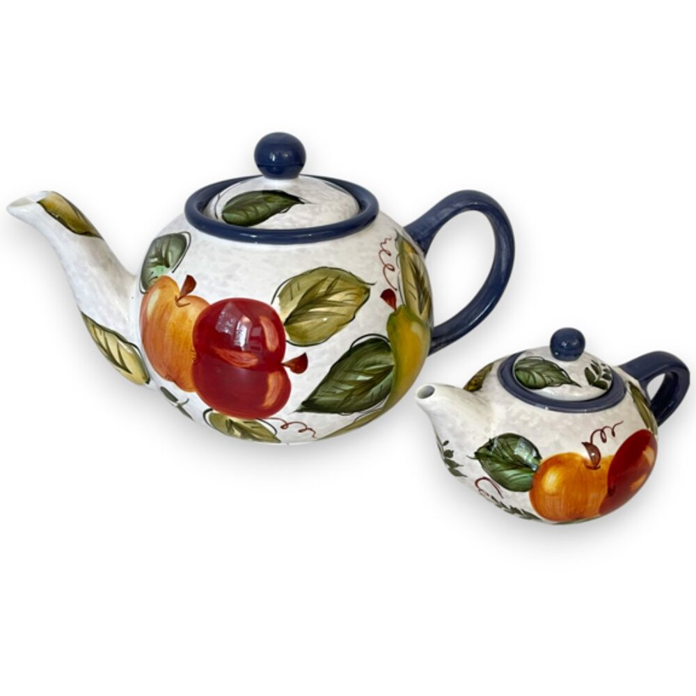 Oneida Vintage Fruit Teapot set with Box – Never used
